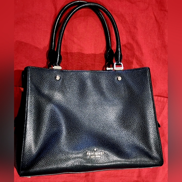 Kate Spade Leila Medium Triple Compartment SatchelBlack Pebbled Leather - Picture 11 of 15